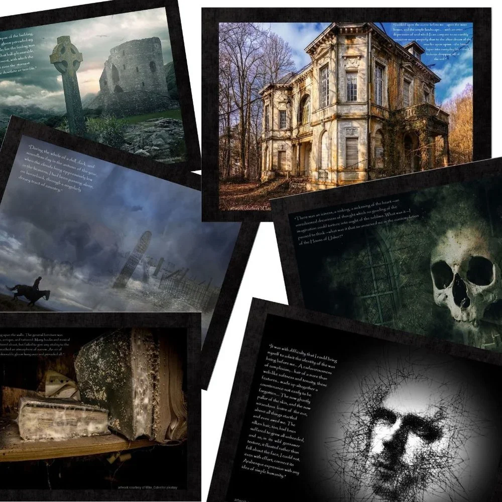 Haunted Calendar 2027 Gothic Horror Cemetery Graveyard Macabre Scary Calendar